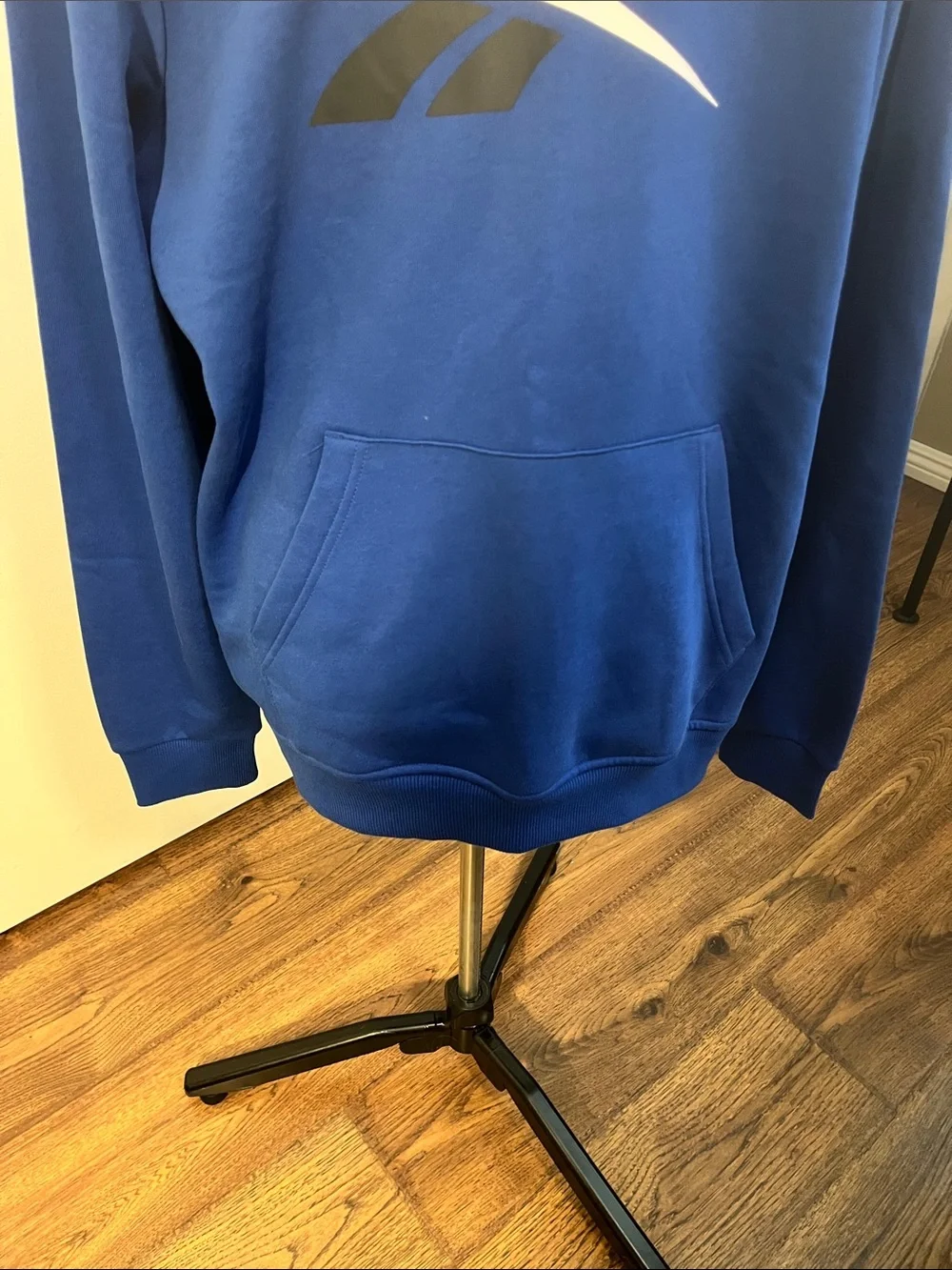 Reebok Men's Royal Blue Logo Crewneck Hoodie - Picture 4 of 5